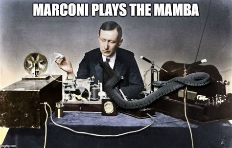 marconi plays the mamba listen to the radio